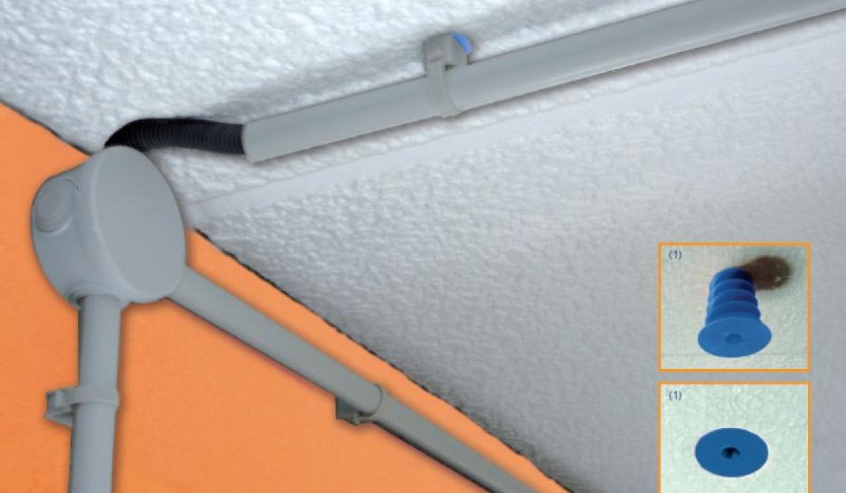 Illicofix KP1 : La cheville révolutionnaire pour insérer vos colliers de fixation de tuyaux PVC sous les entrevous du plancher